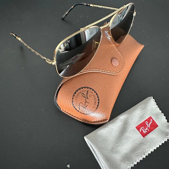 Ray Ban New Aviator Gold - Picture 3 of 4